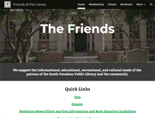 Tablet Screenshot of friendsofsopaslibrary.org